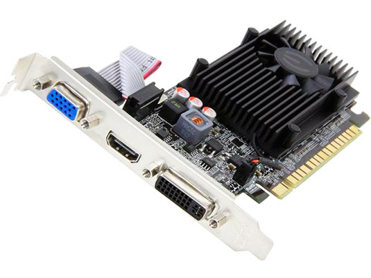 PCSHOP Informática Placa de Vídeo GeForce GT 610 EVGA 1GB DDR3 64Bit 