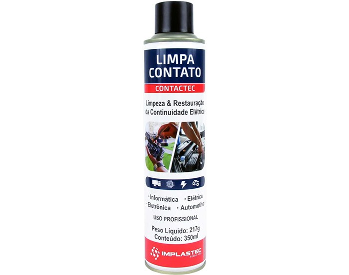 PCSHOP Informática Limpa Contato Spray Contactec Implastec 350ml/217g  
