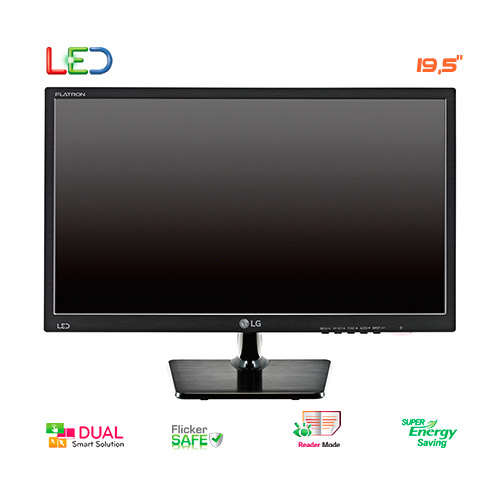 PCSHOP Informática Monitor LED LG 19,5" 1366 x 768 Widescreen VGA  