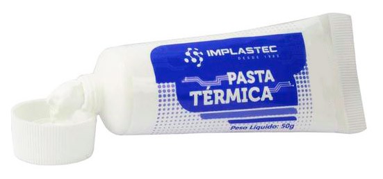 PCSHOP Informática Pasta Térmica Silicone Bisnaga 50G Implastec 