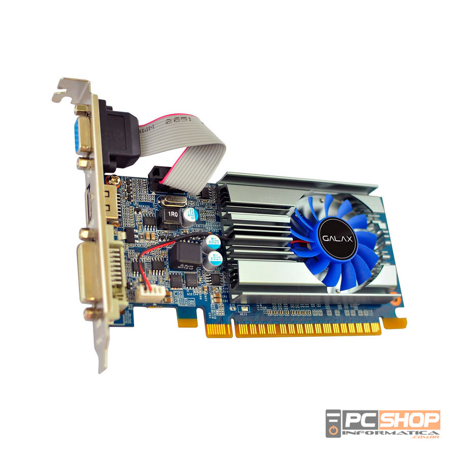 Placa de Vídeo GALAX GeForce GT 710 Low Profile 1GB DDR3 64-bit