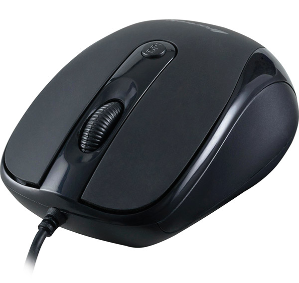 PCSHOP Informática Mouse USB Óptico Fortrek 1600DPI Preto OM-103BK 