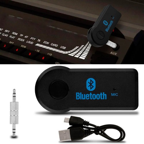 PCSHOP Informática Adaptador Bluetooth P2 USB Receptor de Áudio Sem Fio 