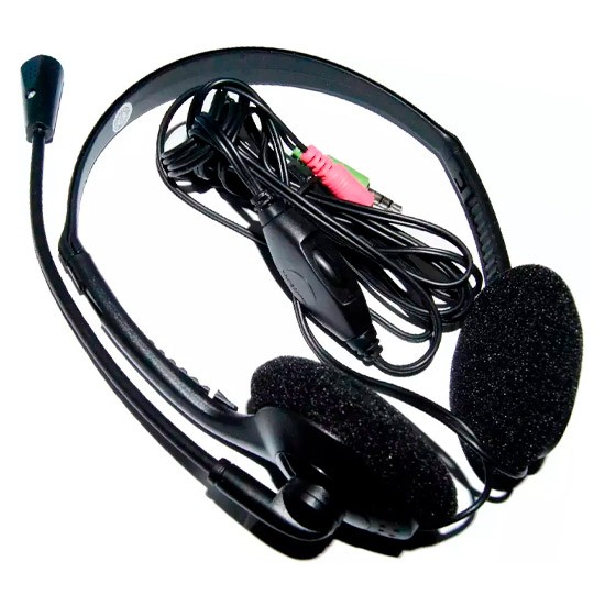 PCSHOP Informática Fone de Ouvido com Microfone para PC/Notebook Headset Multilaser PH002  