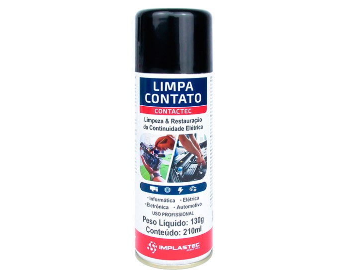PCSHOP Informática Limpa Contato Spray Contactec Implastec 210ml/130g  