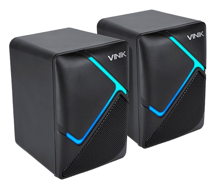 PCSHOP Informática Caixa De Som Gamer Constelation 6W RMS 2.0 LED Rainbow Vinik VSPKG6WCTL  