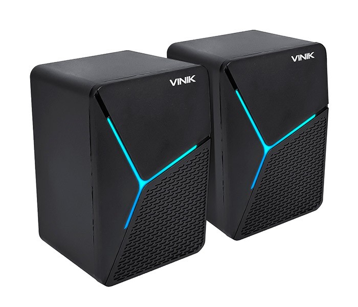 PCSHOP Informática Caixa de Som Gamer Star 6W RMS 2.0 LED Rainbow Vinik VSPKG6WST  